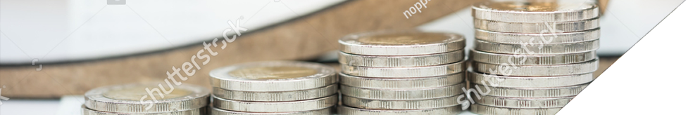 Banner image of stacked coins.